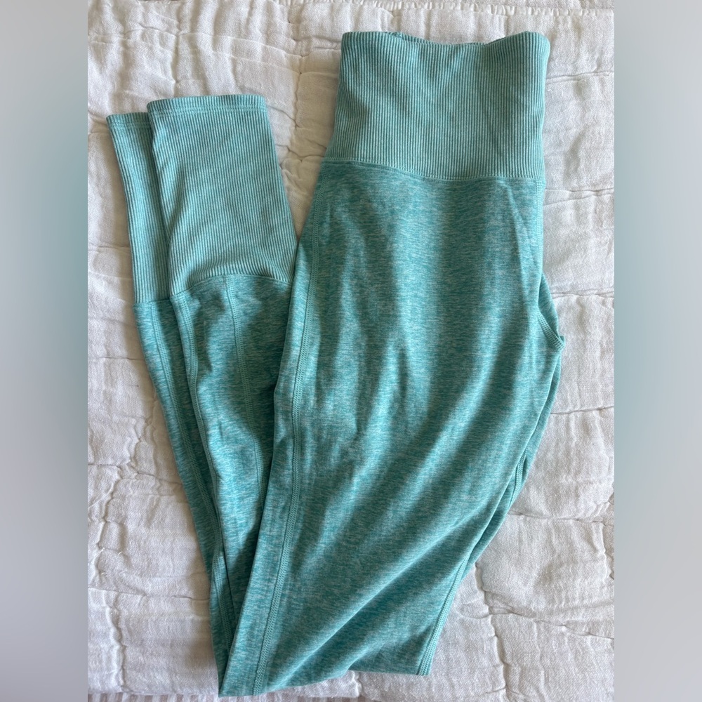 ALO Yoga Mint Green Seamless High-Rise Leggings